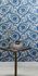 Non-woven wallpaper Versace floral cream dark blue 79135-4 1