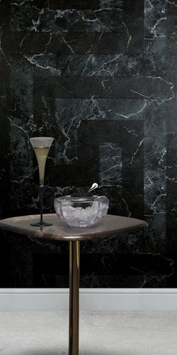 Vliestapete Versace Marmor Schwarz Grau Metallic 79174-7 Zimmer
