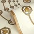 Vliestapete Versace Medaillon Creme Gold Metallic 79175-1 Detail 4