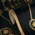 Vliestapete Versace Medaillon Schwarz Gold Metallic 79175-5 Detail 4