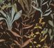 Vliestapete Floral Aquarelloptik Schwarz Grün Braun 79009-4 2