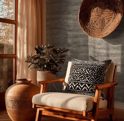 Vliestapete Naturstein Mediterran Grau Beige 79199-5 Zimmer