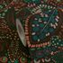Non-woven wallpaper leaves black green orange 78025-2 4