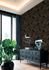 Non-woven wallpaper lines pattern black brown 79160-5 1