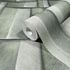 Non-woven wallpaper wood look 3D effect light green 35378 2