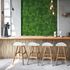 Non-woven wallpaper Moss Floral 3D effect Green 45733 1