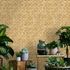 Non-woven wallpaper wood look woven pattern beige 45739 3