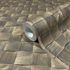 Non-woven wallpaper wood look woven brown 45742 2