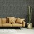 Non-woven wallpaper wood look woven anthracite 45743 1