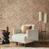 Non-woven wallpaper stone look herringbone beige 45760 1