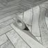 Non-woven wallpaper stone look herringbone grey 45762 2