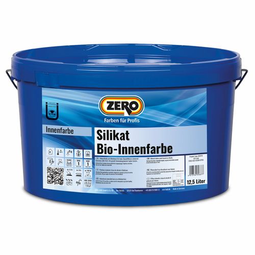 ZERO Silikat Bio Innenfarbe weiß matt lösemittelfrei 12,5 l