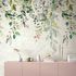 Photo Wallpaper Leaves Plaster Look Beige Green 42176 1