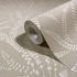 Vliestapete Floral Leinenoptik Hellbraun Creme 82508 Detail 4