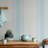 Vliestapete Streifen Aquarelloptik Hellblau 82562 Zimmer 3