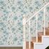 Vliestapete Floral Ranken Weiß Blau Grün 89022 Zimmer 3