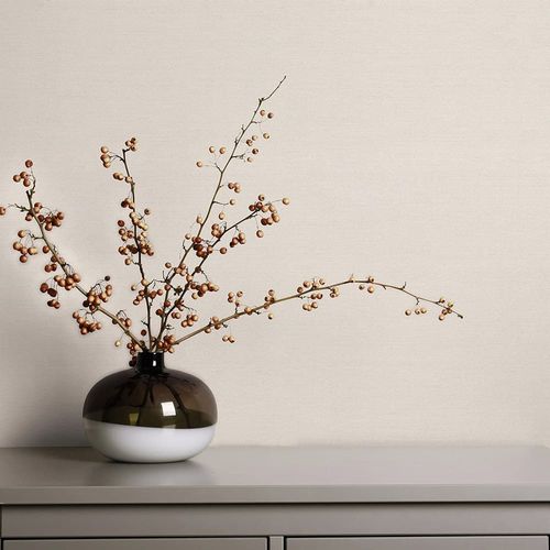 Vliestapete Uni Leinenoptik Struktur Creme Beige 10563-26 Zimmer