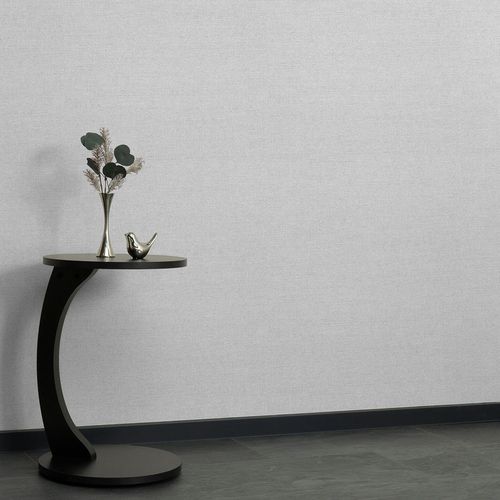 Vliestapete Uni Leinenoptik Struktur Grau Beige 10563-31 Zimmer