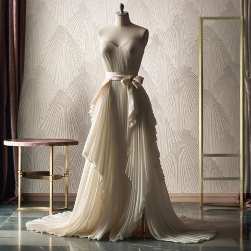 Tapete Papis Loveday Art Deco Creme Grau 35848 Raum