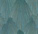 Wallpaper Papis Loveday Art Deco Petrol Gold Metallic 35850 2
