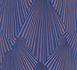 Wallpaper Papis Loveday Art Deco Blue Bronze Metallic 35851 2