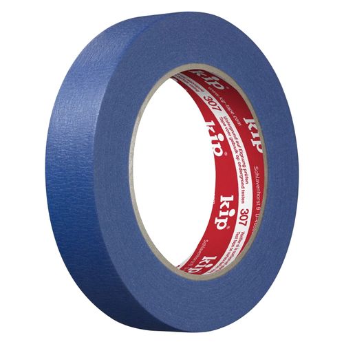 KIP 307 SMOOTH-TEC blau Kreppband Außen 24mm x 50m