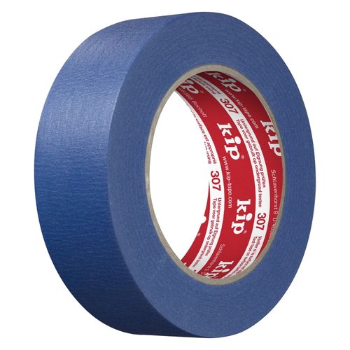 KIP 307 SMOOTH-TEC blau Kreppband Außen 36mm x 50m