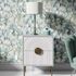 Non-woven Wallpaper Floral Blue Green Brown 10586-07 4