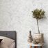 Non-woven Wallpaper Leaves Cream Grey Glitter 10587-31 1