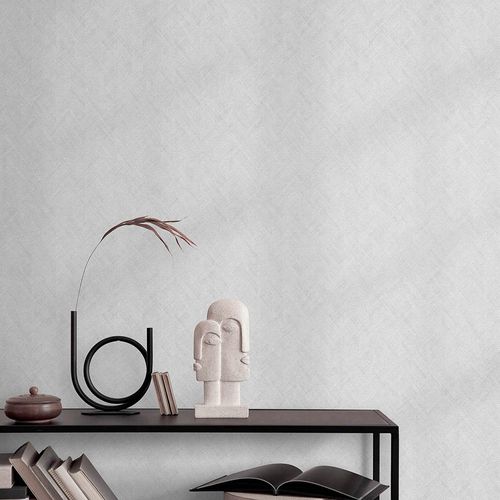 Non-woven Wallpaper Graphic Plain Light Grey 10589-31