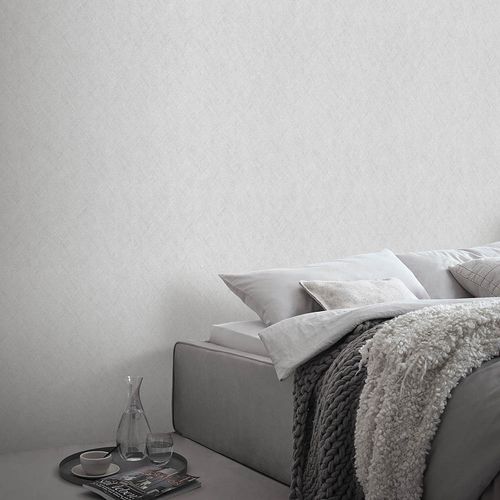 Non-woven Wallpaper Graphic Plain Light Grey 10589-31