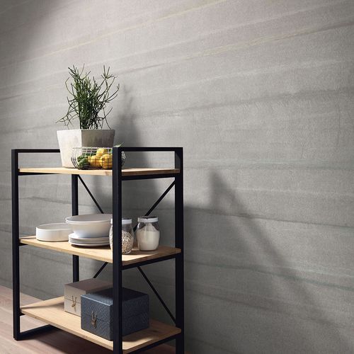 Photo Wallpaper Graphic Stripes Beige Grey 22104-07-01
