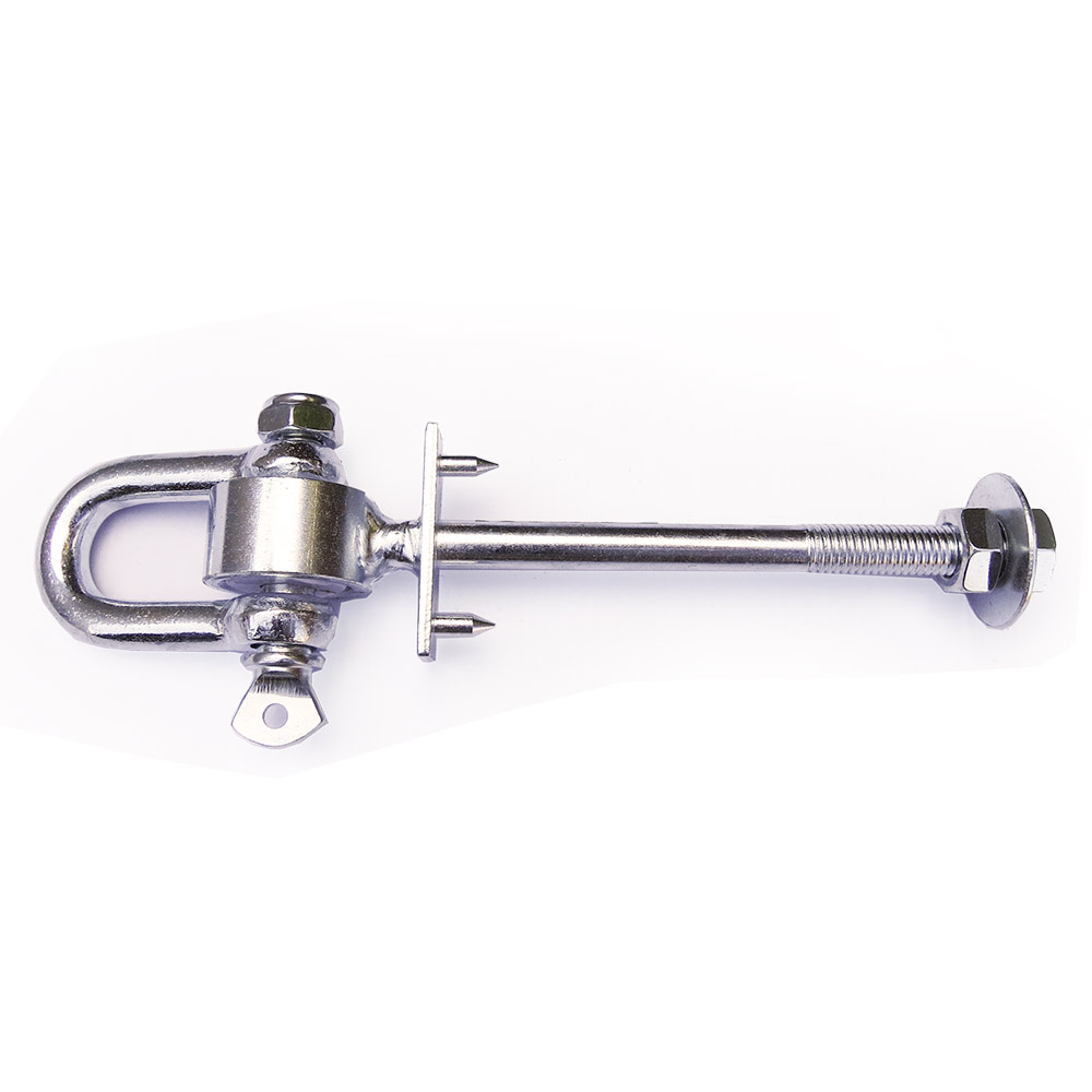 Sicherheits-Schaukelhaken mit Schäkel M12x140 mm für Balken bis 10cm Gartenpirat
