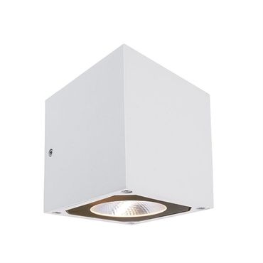 Led Außenwandleuchte Cubodo II double weiß 108x115mm 3000K 14 W