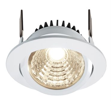 LED Deckeneinbauleuchte COB 95 24V rund weiß D 115mm 12 Watt 4000 K IP20