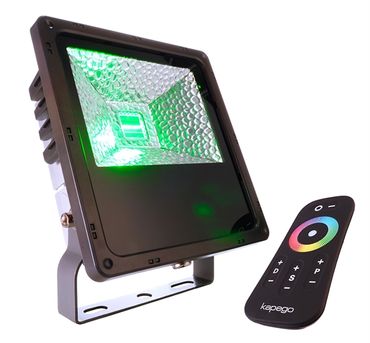 LED Außenstrahler Flood RF II-30 RGB 30W 150° anthrazit dimmbar IP65