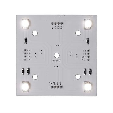 LED Panel Modulsystem Modular Panel II 2x2 CW 6300 K 1,50 W 65x65 mm weiß Aluminium dimmbar IP20