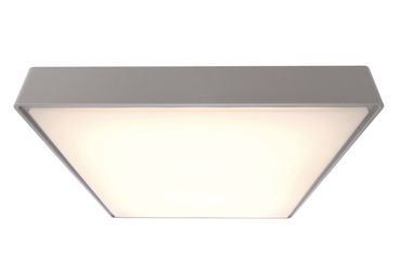 LED Deckenleuchte Quadrata III 20 W 3000 K 400x400 mm grau IP65