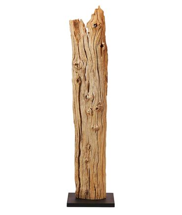 Skulptur Dekobjekt Tecate 140 cm Holz gebleicht 11020