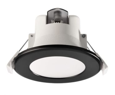 LED Deckeneinbauleuchte Acrux 68 7W D 95 mm inkl. Netzteil dimmbar weiß / schwarz IP20