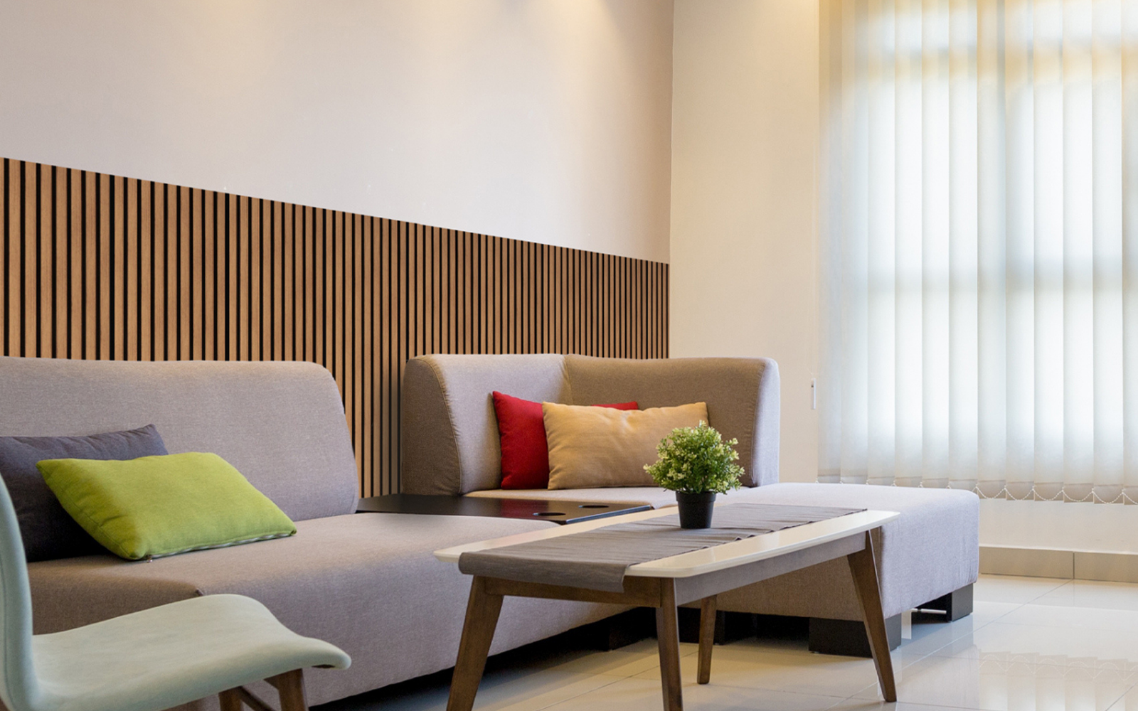 Akustikpaneel 1385 mm – Beispiel