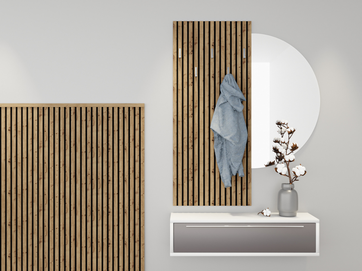 Akustikpaneel Farbe Pecan