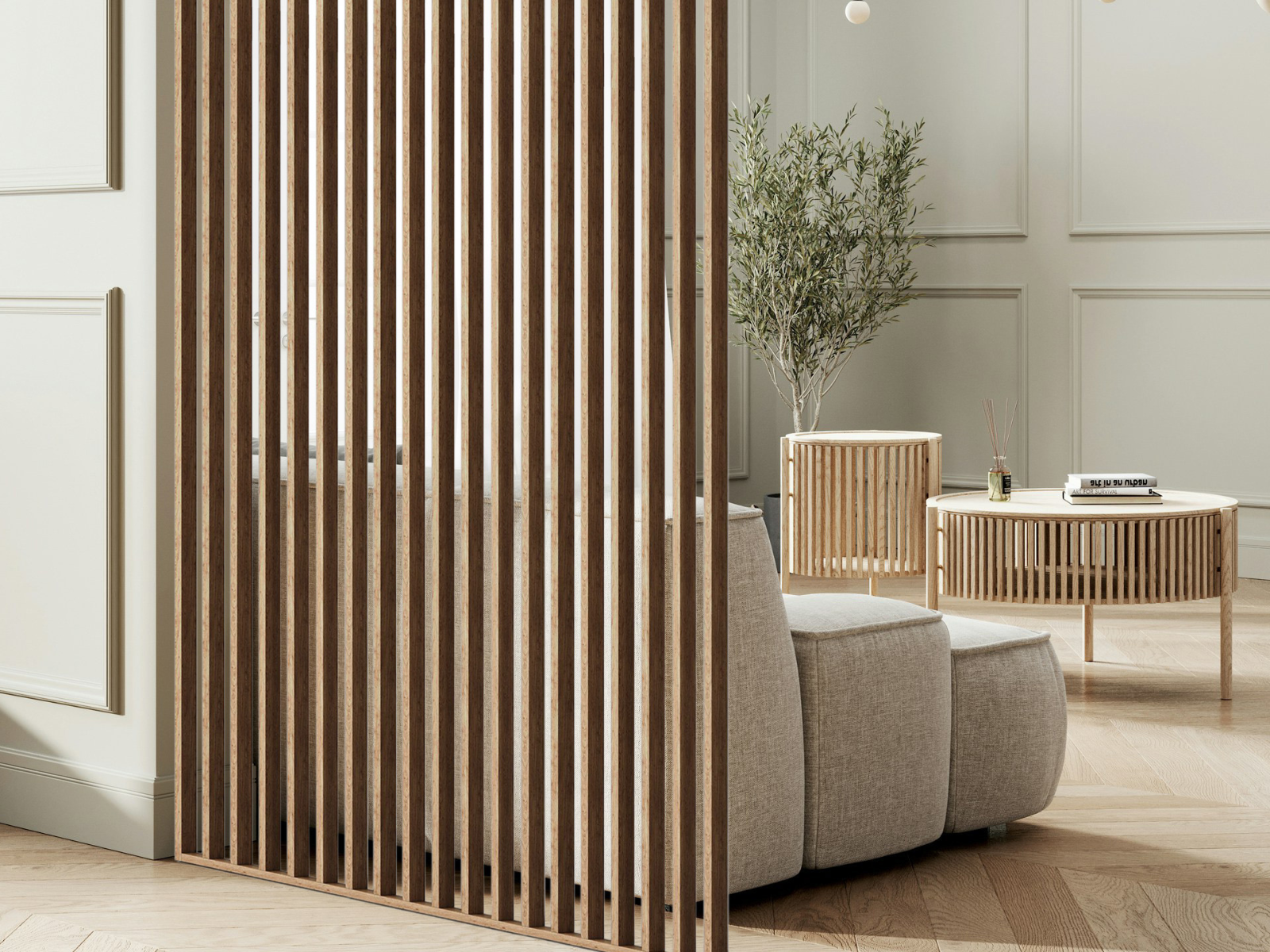 Raumtrenner im Wohnraum