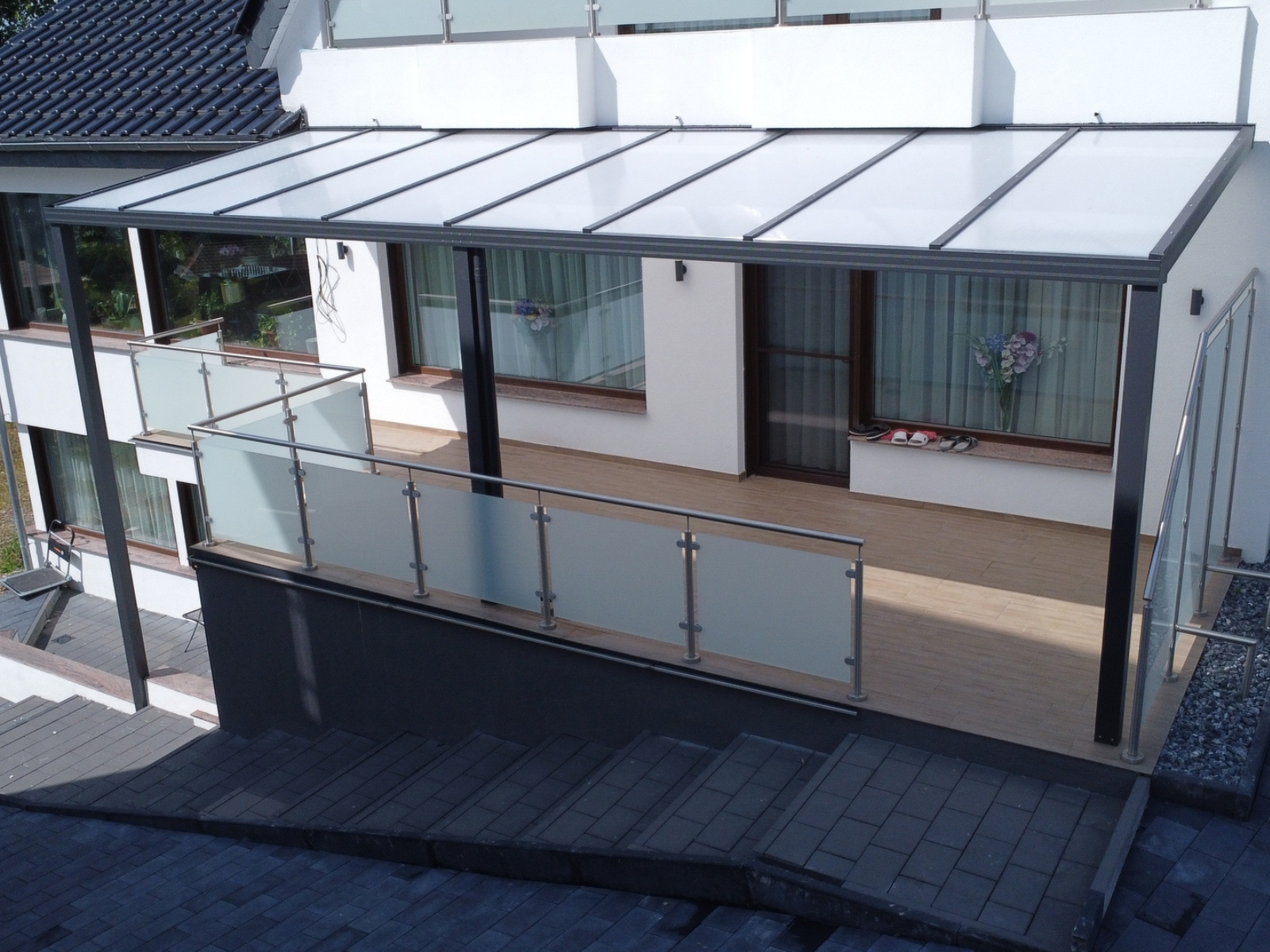 Überdachte Terrasse