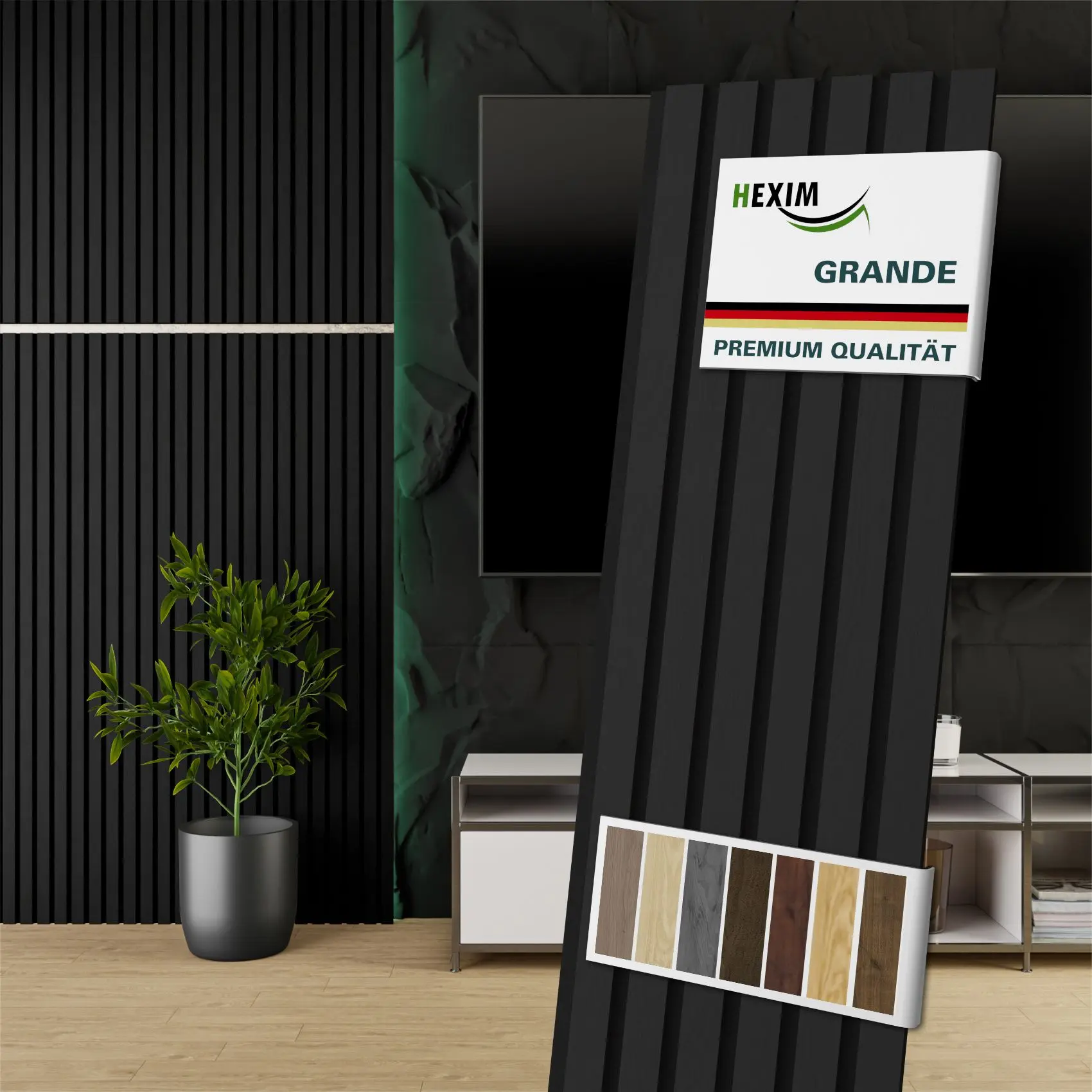 Akustikpaneele Grande Lamellen 95137