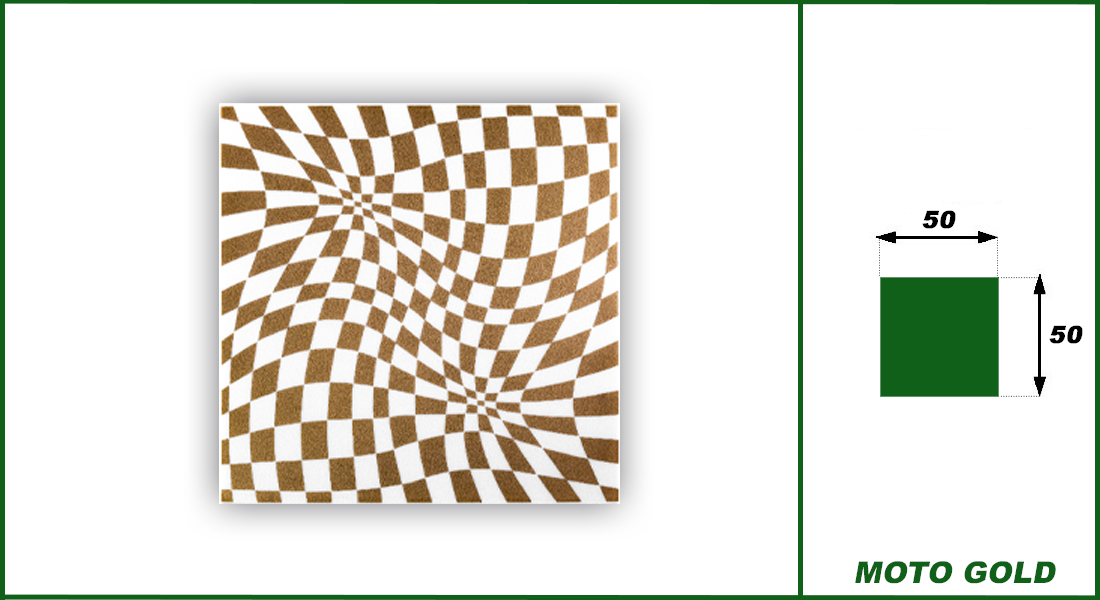 Deckenplatten | Panorama Effekt | XPS | 50x50cm | Hexim | Gold | HEXIM