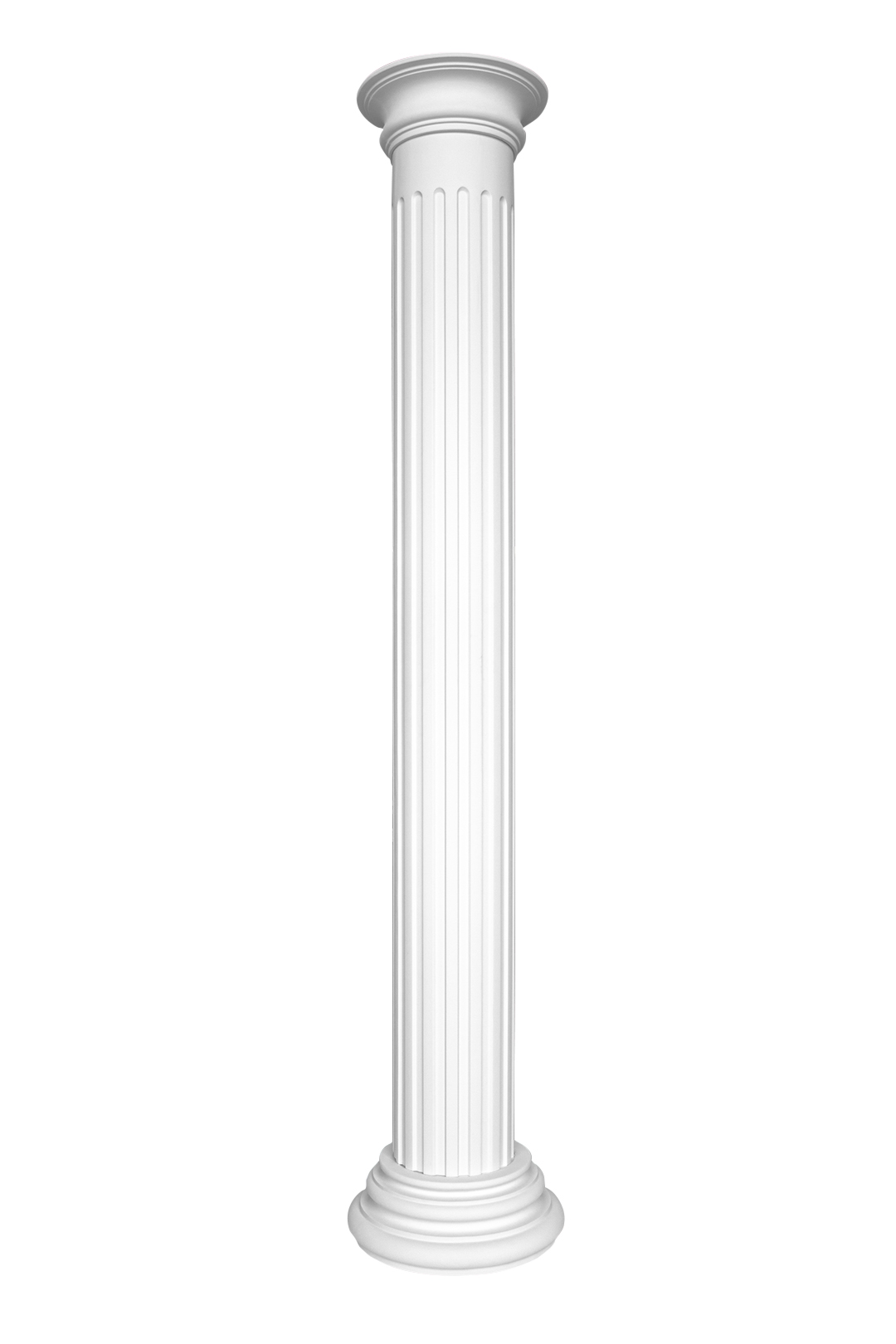 Säulen Halbsäulen Säulenfuss Dekosäule Stuckprofil Wandsäule Kapitell  Styropor