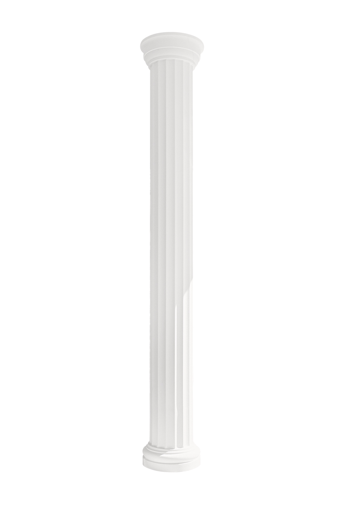 Säulen und Halbsäulen rund kanneliert Stuck Auswahl 240mm N3324 | HEXIM