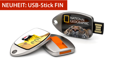 USB-Stick Fin mit 8GB Speicherplatz