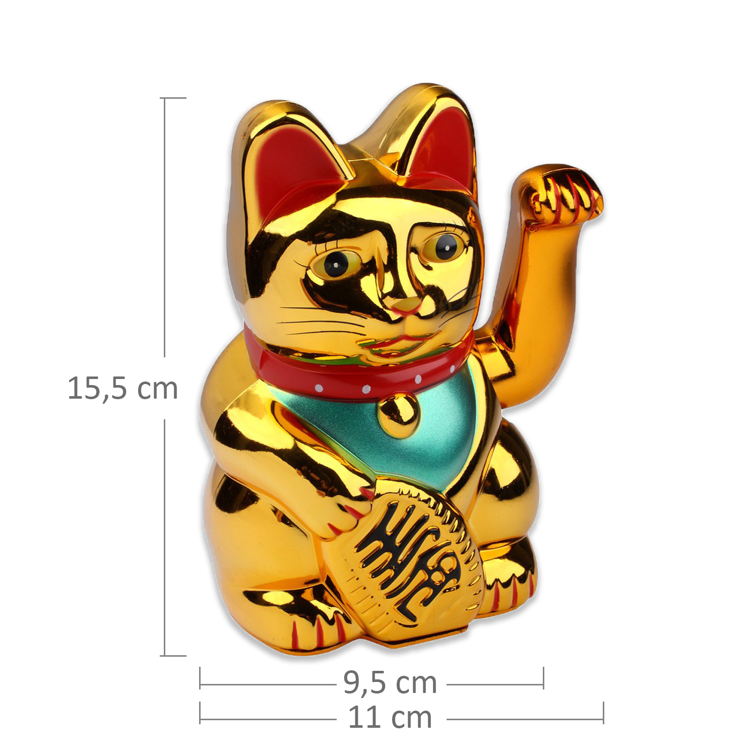 Solar Winkekatze Von SENECESLI – Fengshui Glückskatze Zum Winken Für Zuhause & Auto